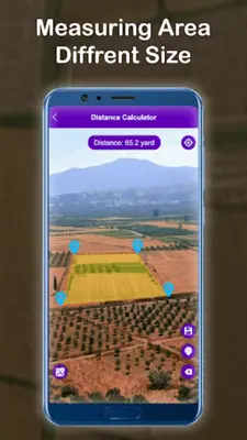 GPS Fields Area Measure, Area Calculator for land android App screenshot 1