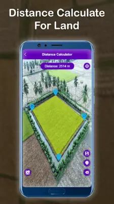 GPS Fields Area Measure, Area Calculator for land android App screenshot 2