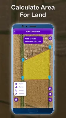 GPS Fields Area Measure, Area Calculator for land android App screenshot 3